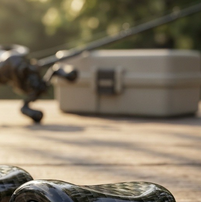 Fishing Rod Carbon Fiber - Kenop Gagang Reel Pancing ABS Tekstur