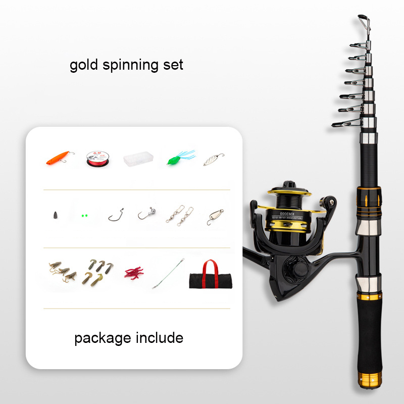 Fishing Rod Carbon Fiber - Joran Pancing Serat Karbon 2.1m Set