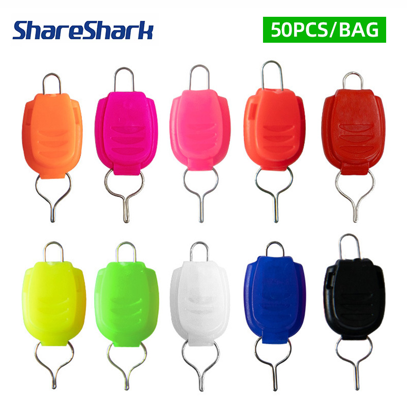 Fishing Rod Combo - ShareShark 50pcs/bag Penjepit Pengikat Tali Pancing
