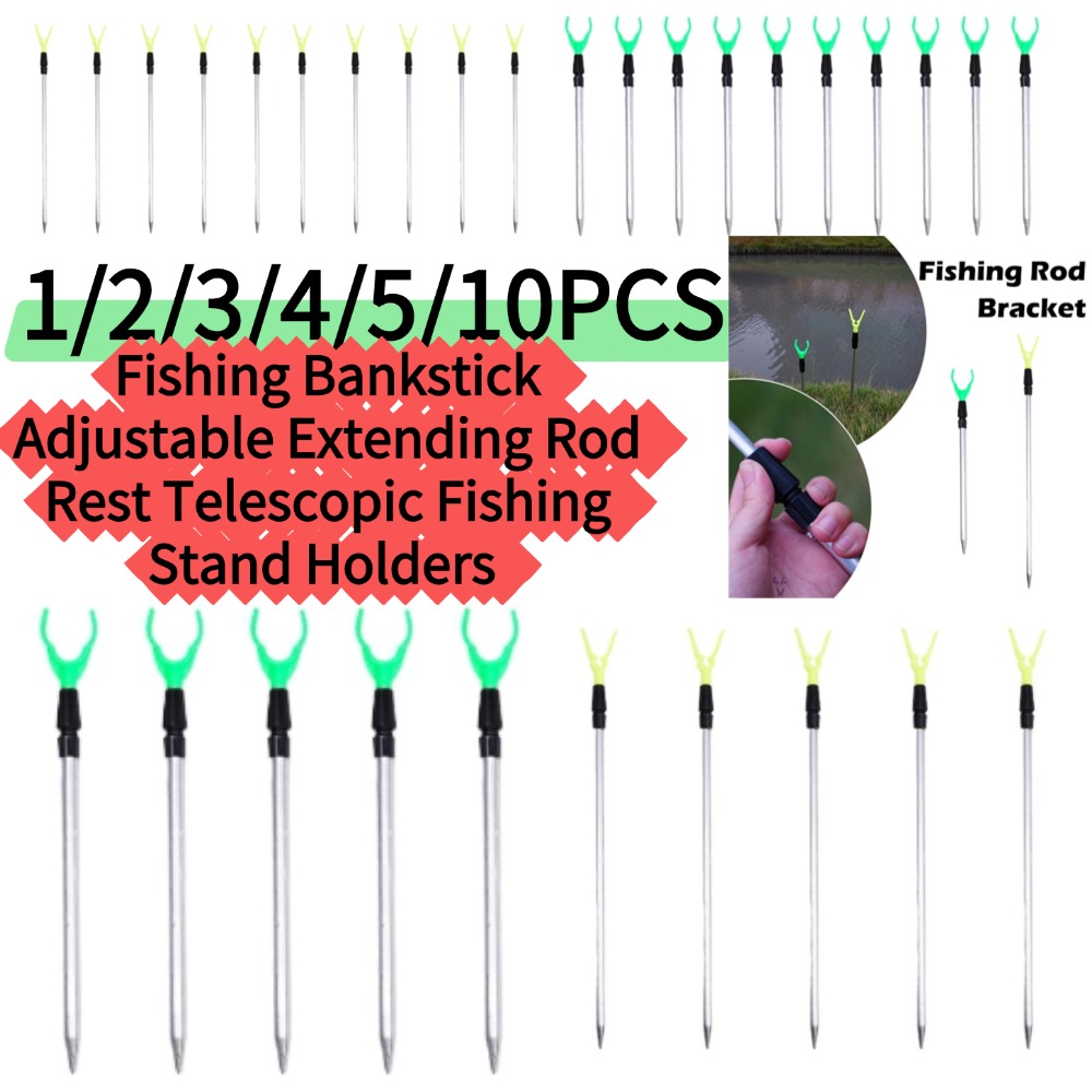 1/5/10pcs*50/80cm Penyangga Jo - Fishing Rod Telescopic ulasan dan harga