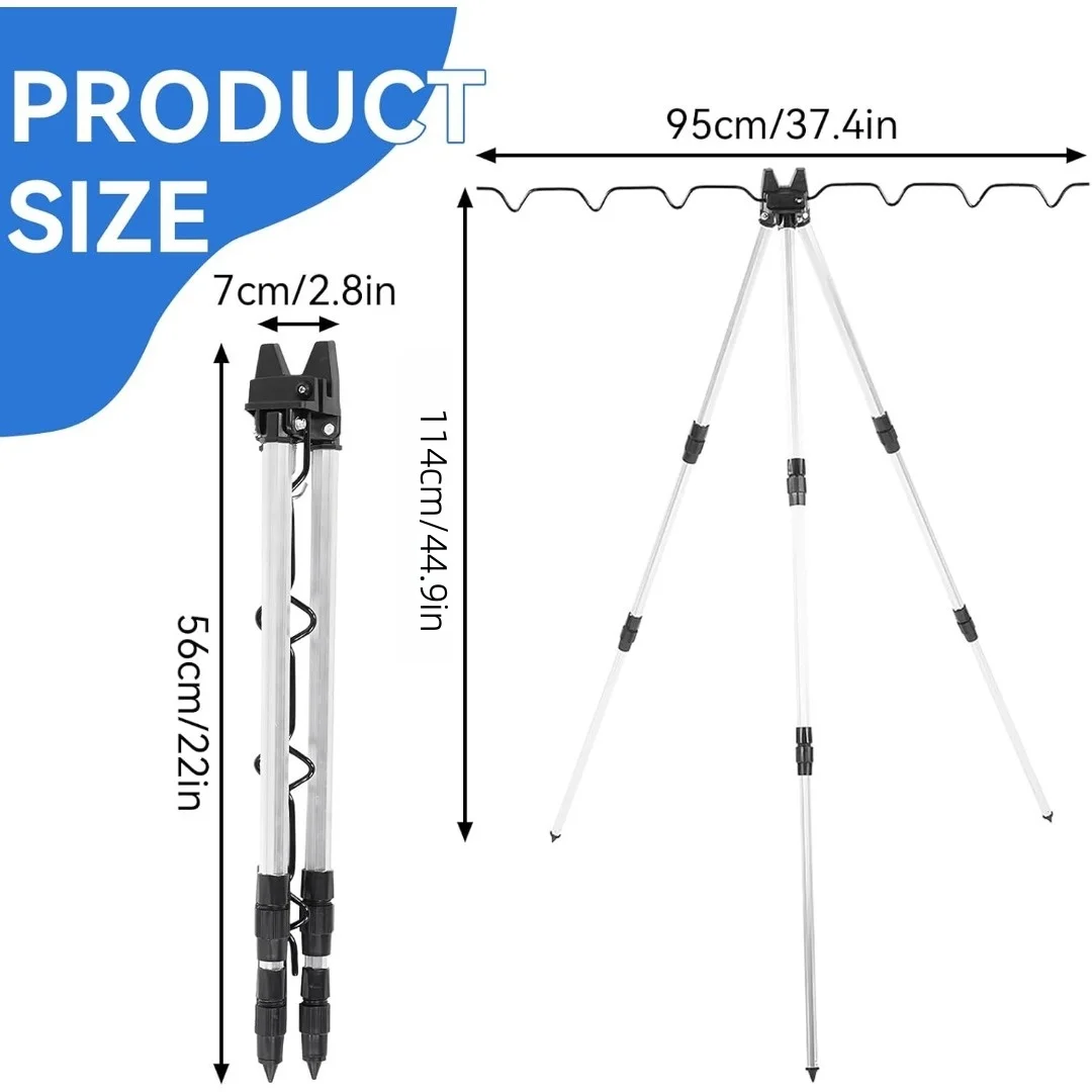 Penyangga Tripod Joran Pancing - Fishing Rod Telescopic ulasan dan harga