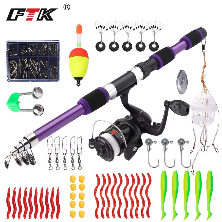 FTK 1.8M Joran Pancing Putar P - Fishing Rod Spinning ulasan dan harga